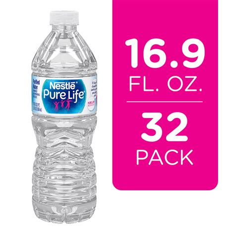 Nestle Pure Life Purified Water 16 9 Fl Oz Plastic Bottled Water