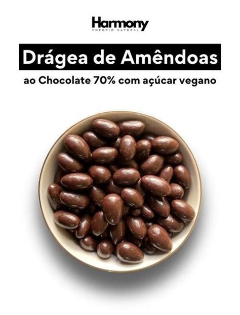 Harmony Drágea De Amêndoa Ao Chocolate 70 Cacau