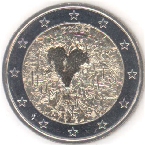 2 Euro Gedenkmünze Finnland 2008 Menschenrechte eurofischer