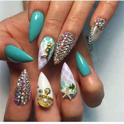 25 Epic Mermaid Nail Designs To Rejuvenate Under The Sea Vibe