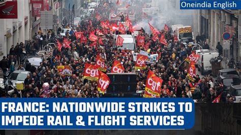 France Protests Against Pension Reforms To Hamper Rail And Air Traffic