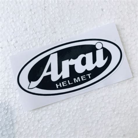 Jual Sticker Helm Arai Orajet Cutting Laminasi Glossy Shopee Indonesia