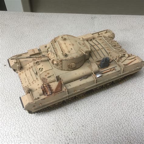 British Infantry Tank Mkiii Valentine Plastic Model Military