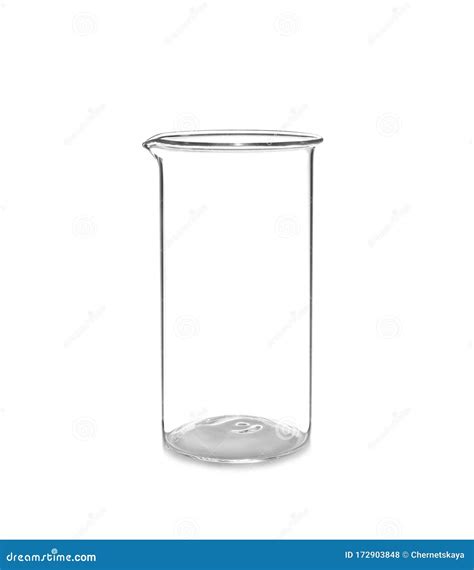 Empty Beaker Isolated Laboratory Glassware Stock Photo Image Of