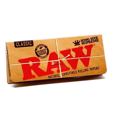 Raw Classic 1 1 4 Size Rolling Paper Unrefined Bongz Australia