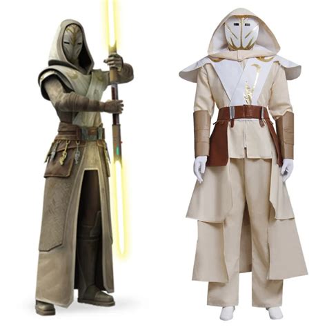 Star Wars Cosplay Star Wars Clone Wars Jedi Temple Guard Cosplay Costume Adult Men's Halloween ...