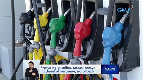 Presyo Ng Gasolina Tataas Presyo Ng Diesel At Kerosene Irorollback