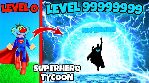 OGGY BECAME SUPERMAN IN SUPERHERO TYCOON ROBLOX YouTube