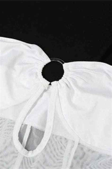 Sexy Seethrough Mesh Off Shoulder Bikini Cover Up Dress Reflex Garments