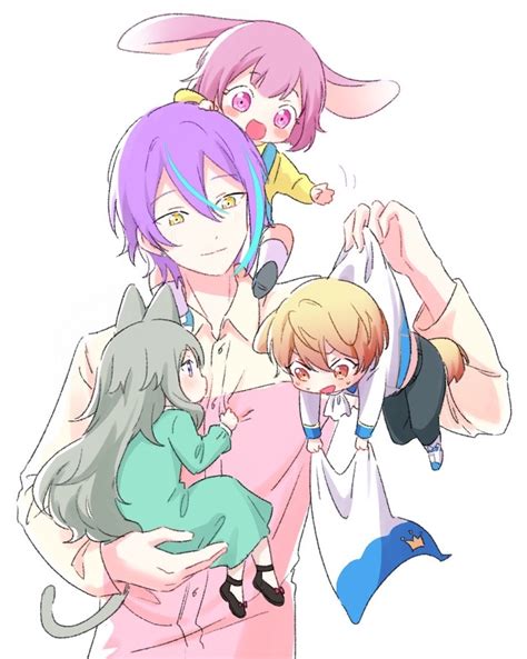 Tenma Tsukasa Ootori Emu Kusanagi Nene And Kamishiro Rui Project Sekai Drawn By Sekai Yoni