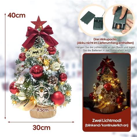 Mini Kerstboom Kleine Kerstboom Met Verlichting Led Tafel Kerstboom