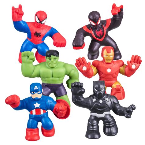 Buy Heroes Of Goo Jit Zu Marvel Mega Mini 6 Pack Squishy Stretchy