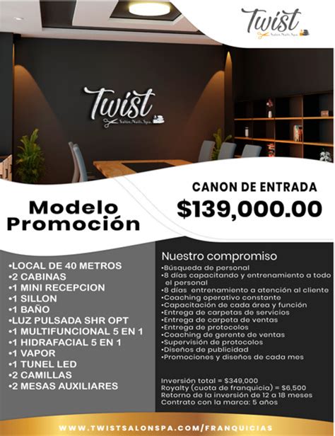 Franquicias Franquicia Twist Sal N Nails Spa