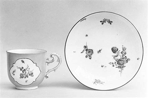 Meissen Manufactory Cup And Saucer German Meissen The