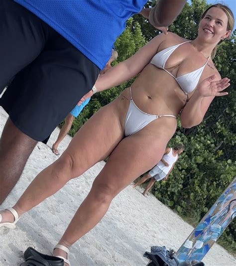 Thick Ass Pawg With Cameltoe In Tight Bikini Taking A Shower Page