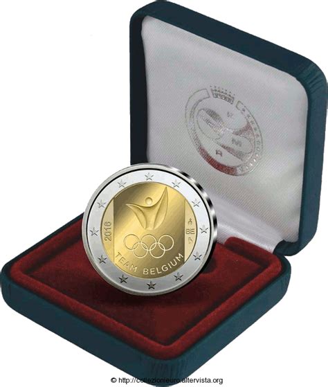 Belgio Cofanetto Proof 2 Euro Commemorativo Giochi Olimpici Di Rio