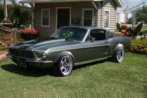 67 Mustang Dropped With Fender Flares Yes Or No Ford Classic Cars