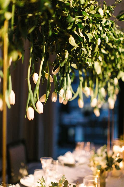 Langham Chicago Wedding With Hanging Tulips Life In Bloom