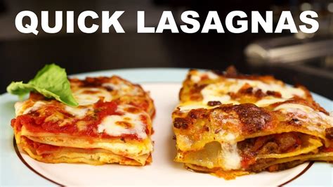 Easy Lasagna Recipes Tomato And Ricotta Meat Sauce And Cream Youtube