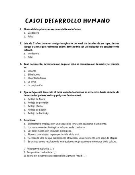 Casos Desarrollo Humano Psicoloqueando Gabriela Barrera Udocz