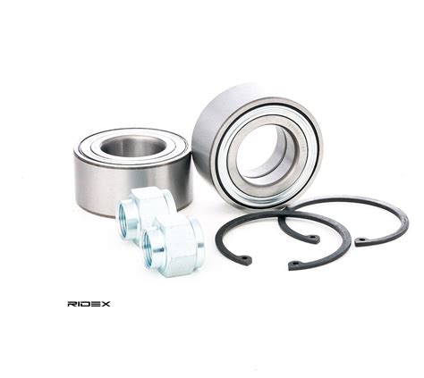 Wheel Bearing Kit RIDEX Front Axle Both Sides Contains Two Wheel