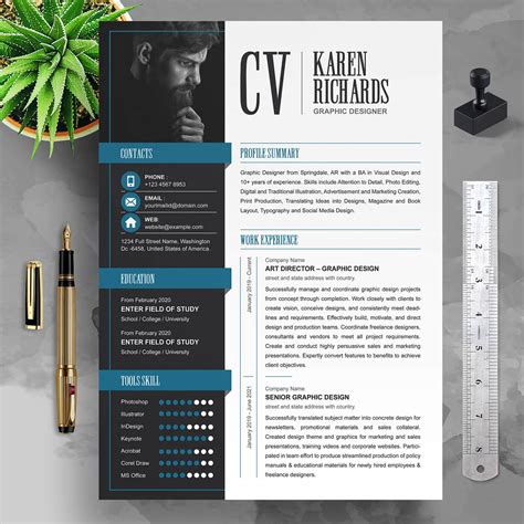 creative graphic designer resume template resume inventor