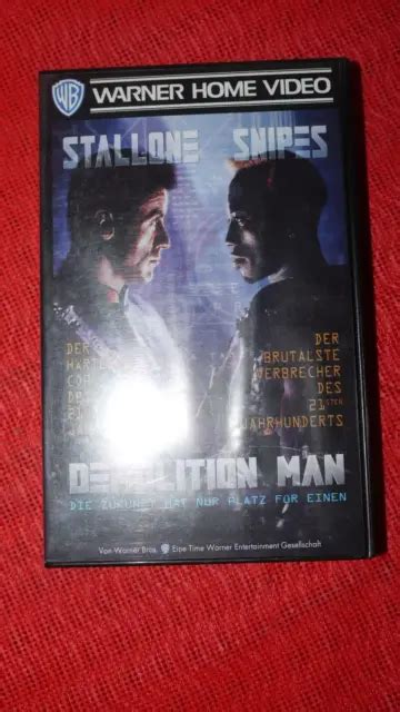 Demolition Man Stallone Snipes Vhs Video Kassette 456 Eur 1 00