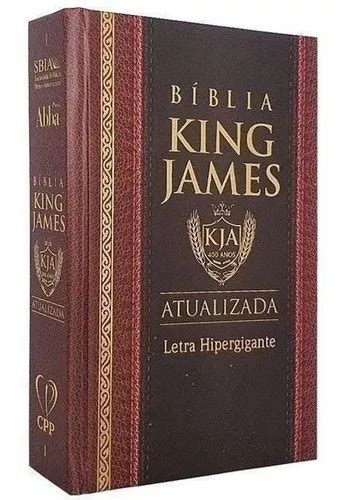 Bíblia King James 1611 Atualizada Capa Dura Luxo Bíblia King James