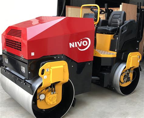 Nivo 3ton Yanmar Engine Vibration Capacity Double Drum Full Hydraulic