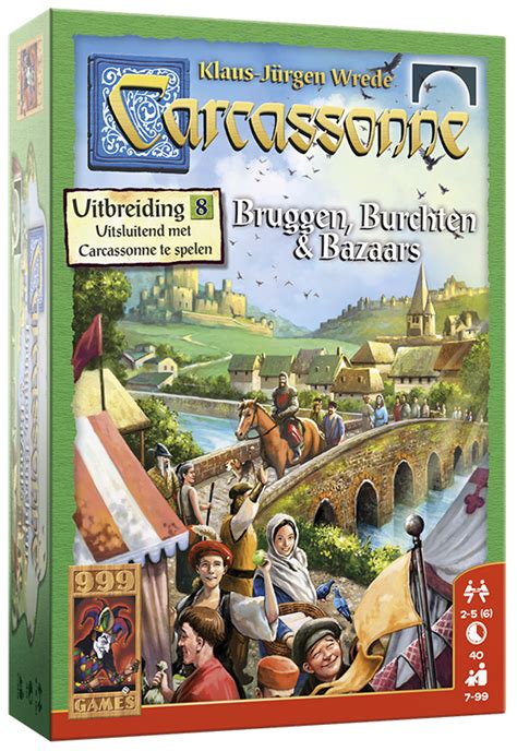 Carcassonne Bruggen Burchten En Bazaars Koning Bordspel