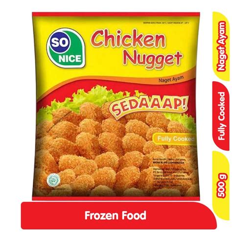 Jual So Nice Chicken Nugget Sedaaap 500 G Di Seller Alfamart Click