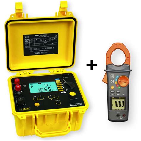 AEMC 6240 Micro Ohmmeter Basic 10 Model Value Kit With Free 670