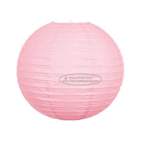 Dia 30cm 40cm Round Paper Lanterns For Party Hanging Pink Paper