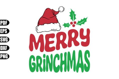 Merry Grinchmas Svg Graphic By Creativekhadiza124 · Creative Fabrica