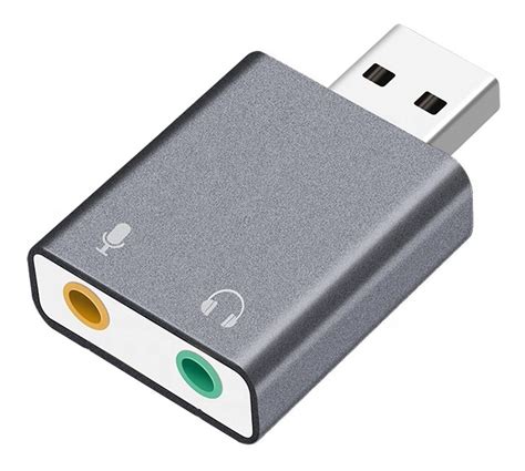 Adaptador Usb A Jack Audio Y Microfono Tarjeta Sonido Phull