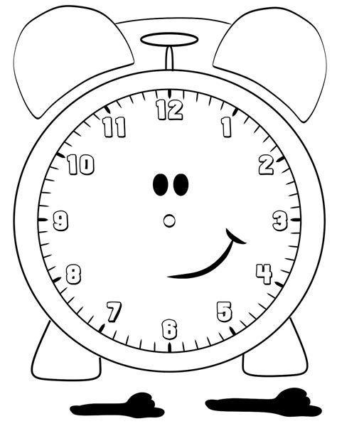 Printable Clock For Children Activity Shelter