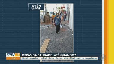 Jornal Da Eptv Edi O Ribeir O Preto Moradores Pedem Conclus O