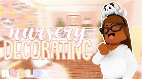 DECORATING THE NURSERY Panda Theme Roblox Bloxburg Roleplay YouTube