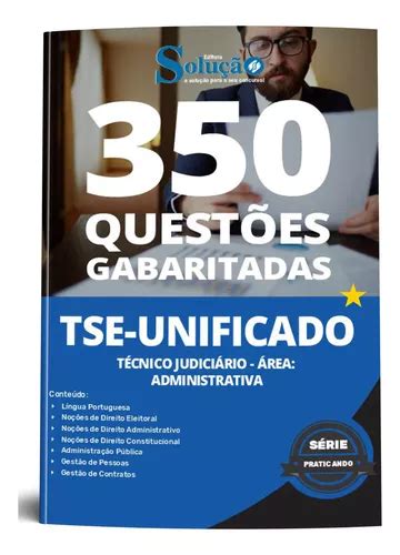 Apostila Tse 2024 Unificado Caderno De Questões Para Técnico