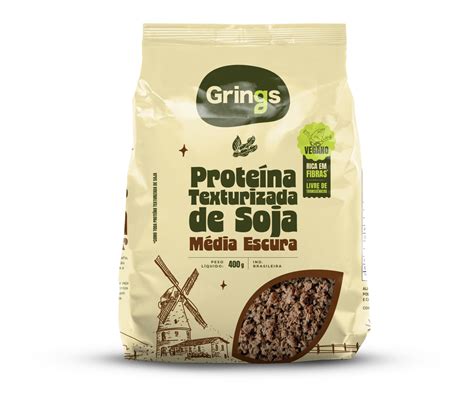 Proteina De Soja Media Escura G Grings Loja Grings