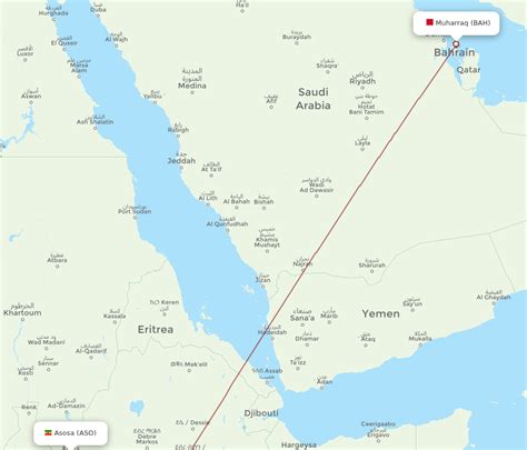 Flights From Asosa To Bahrain ASO To BAH Flight Routes