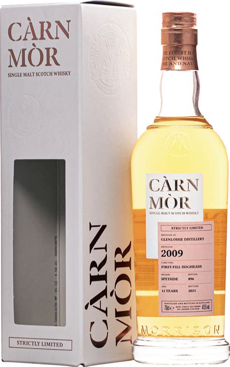 Cárn Mór Glenlossie 2009 11 Year Old Speyside Single Malt Whisky