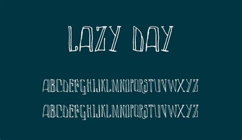 Lazy Day Font Free Font