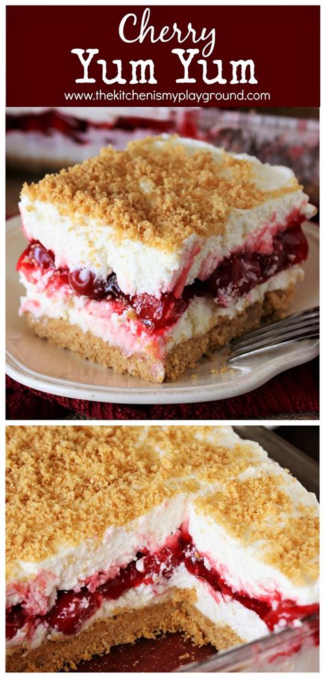 No Bake Cherry Yum Yum The Kitchen Is My Playground