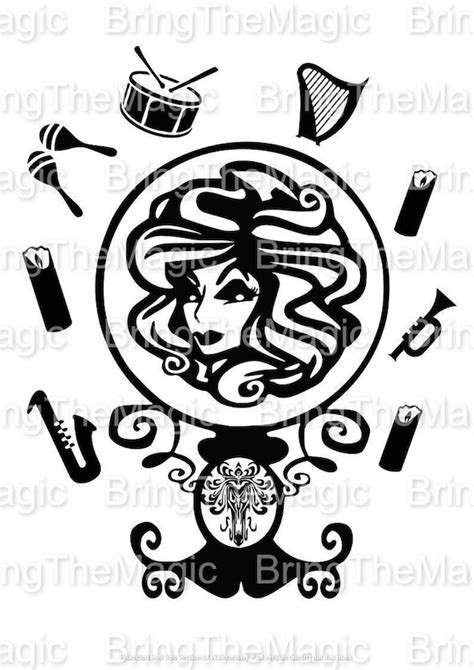 Haunted Mansion Disney Madame Leota Svg Tshirt Design Etsy