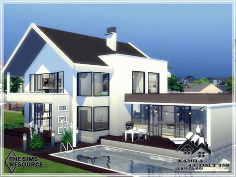 Marychabb S KAMILA CC Only TSR Sims House Plans Sims House Sims