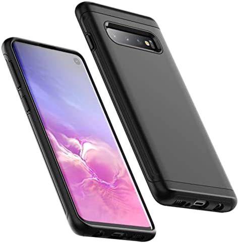 JETech Funda Antigolpes Para Samsung Galaxy S10 Carcasa Doble Capa