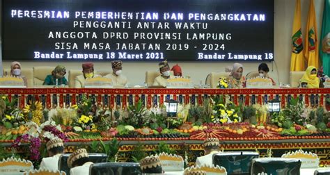 DPRD Lampung Gelar Paripurna Istimewa HUT Ke 57 Provinsi Lampung