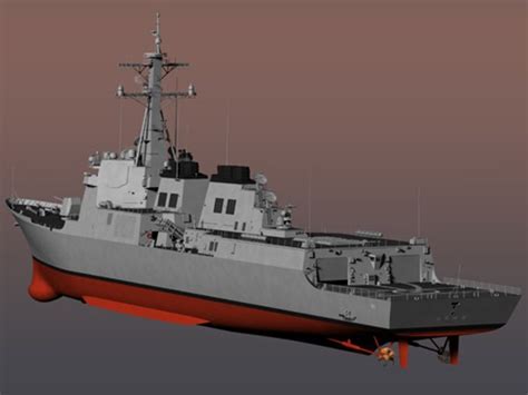 Coreia Do Rei Sejong O Grande Destruidor KDX III Modelo 3D