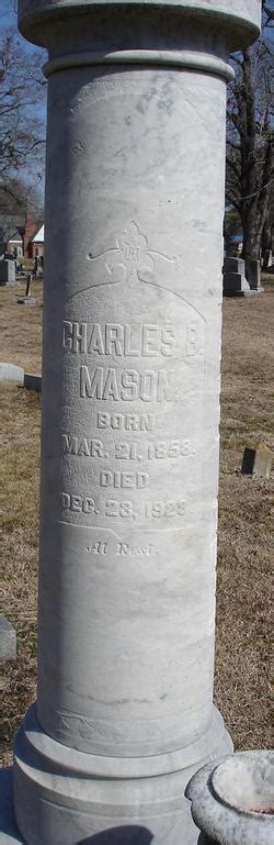 Charles B Mason 1858 1928 Mémorial Find A Grave